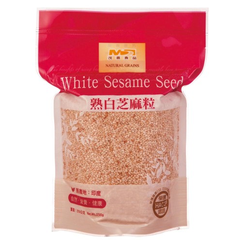 熟白芝麻粒250g/包 熟白芝麻粒250g/包